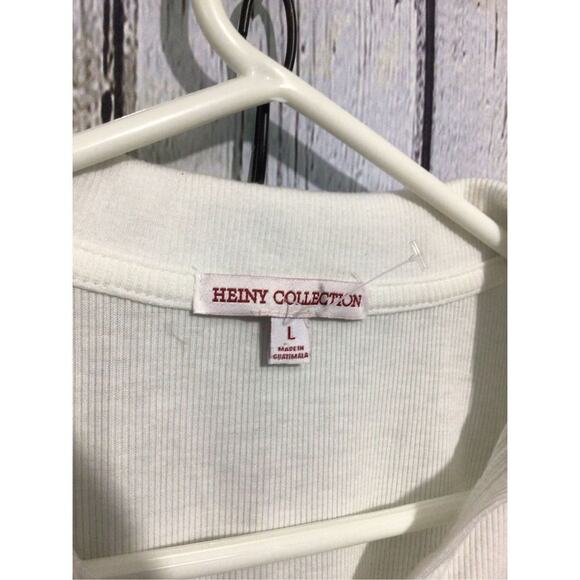 Heiny Collection Size Large White Crop Top - Picture 2 of 9